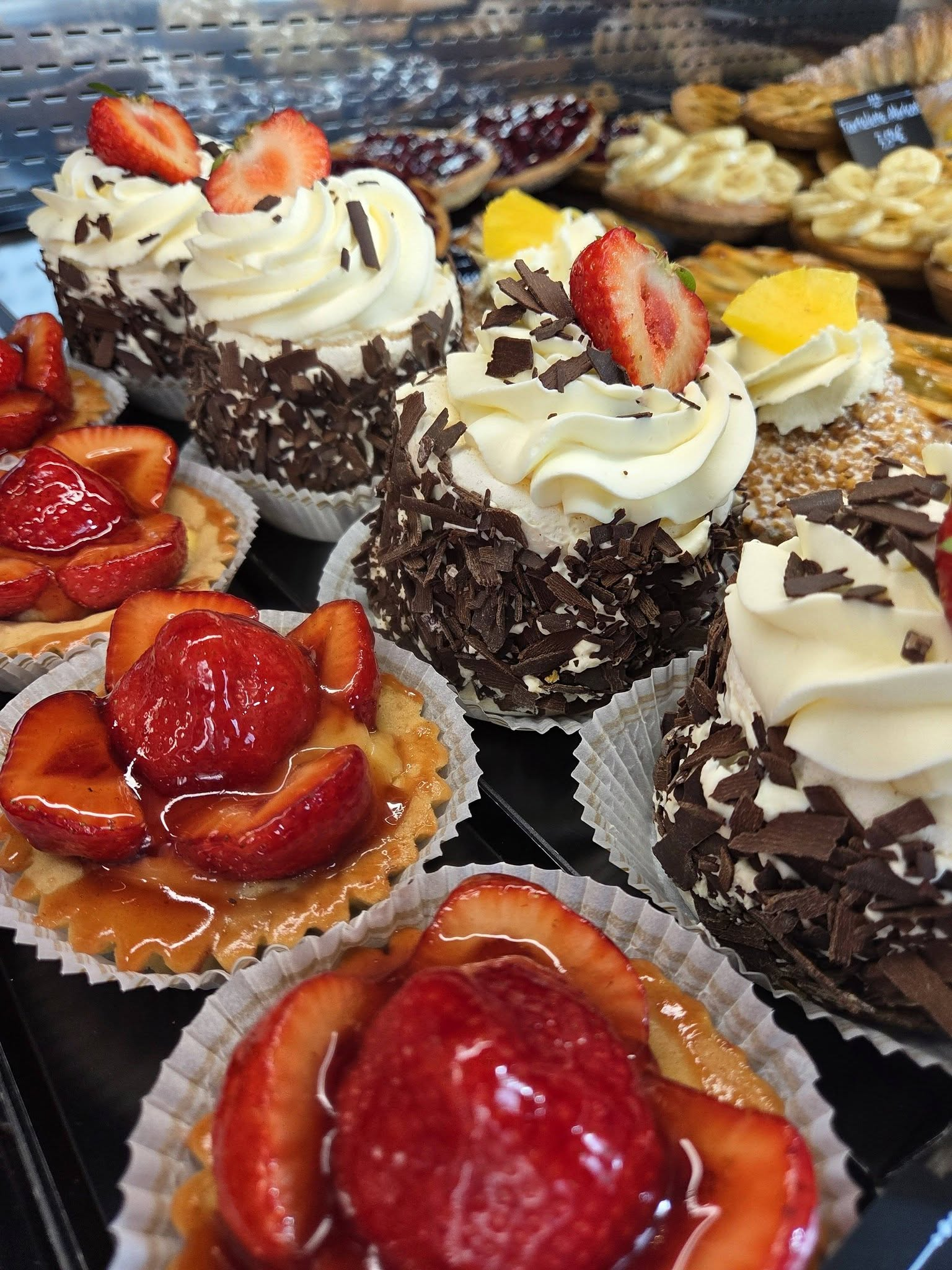 Pâtisseries aux fraises